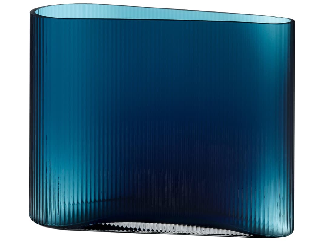 NUDE Mist Petroleum Green Wide Vase