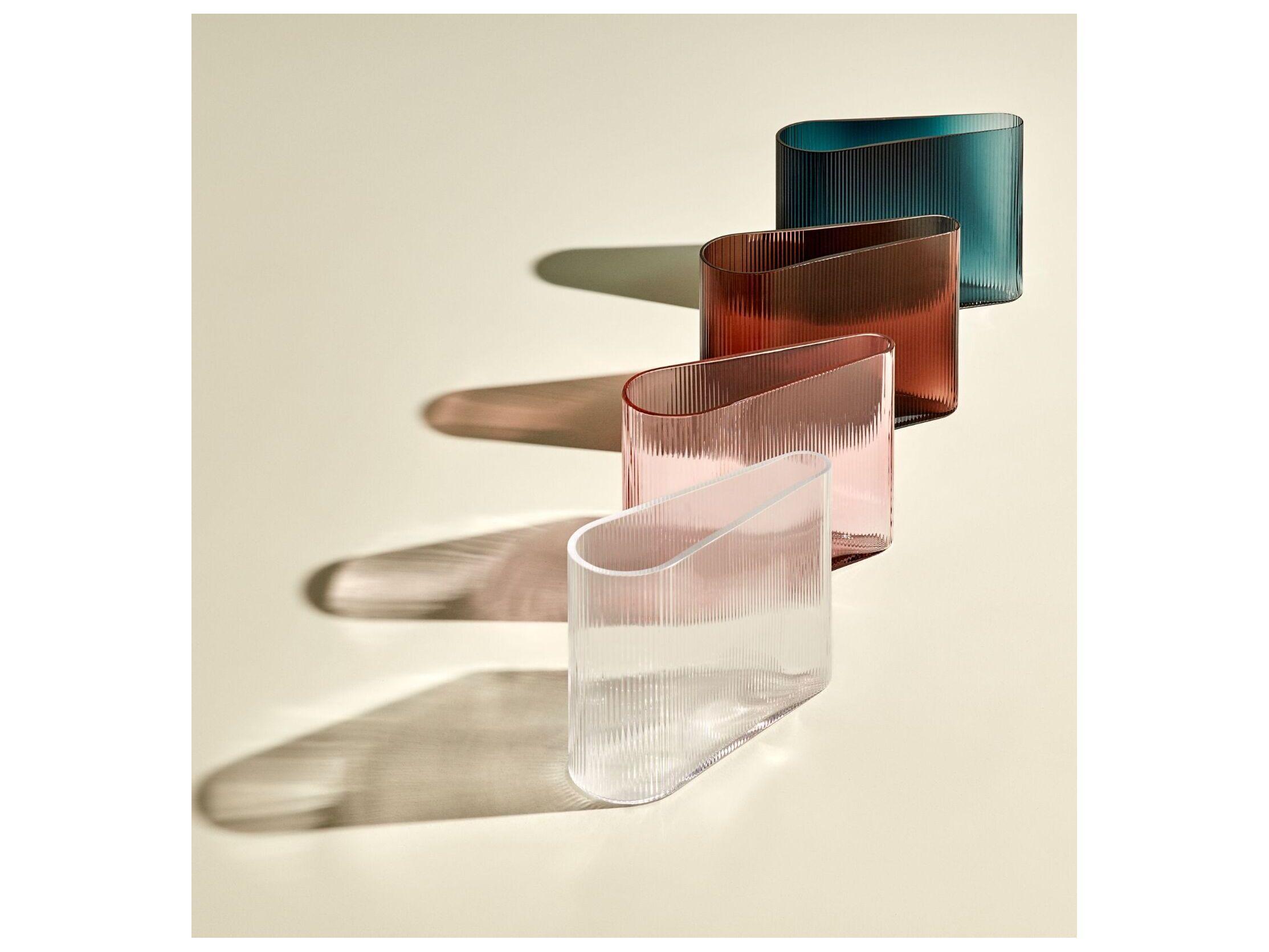 NUDE Mist Dusty Rose Wide Vase