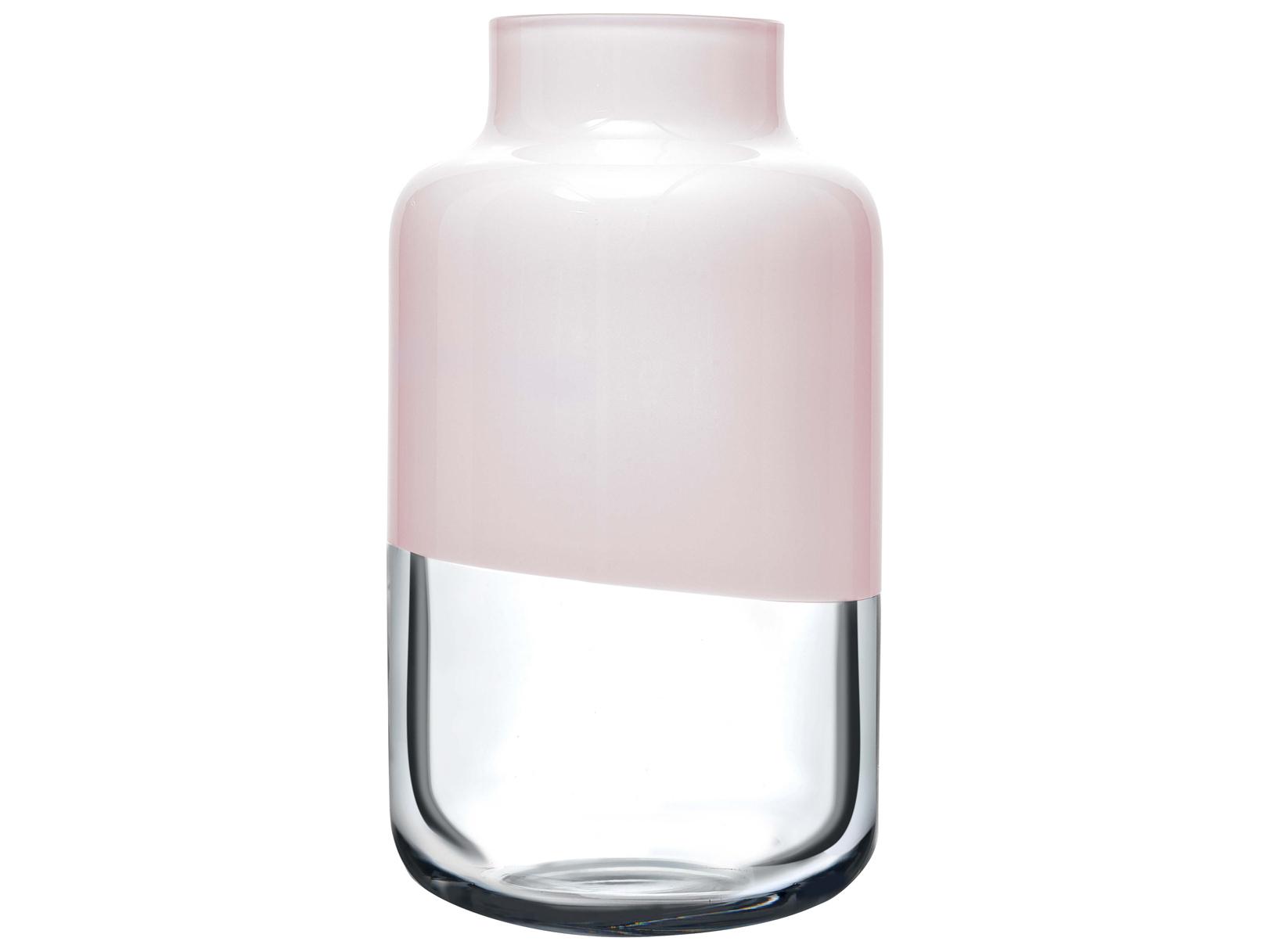 NUDE Magnolia Opal Pink Clear Vase