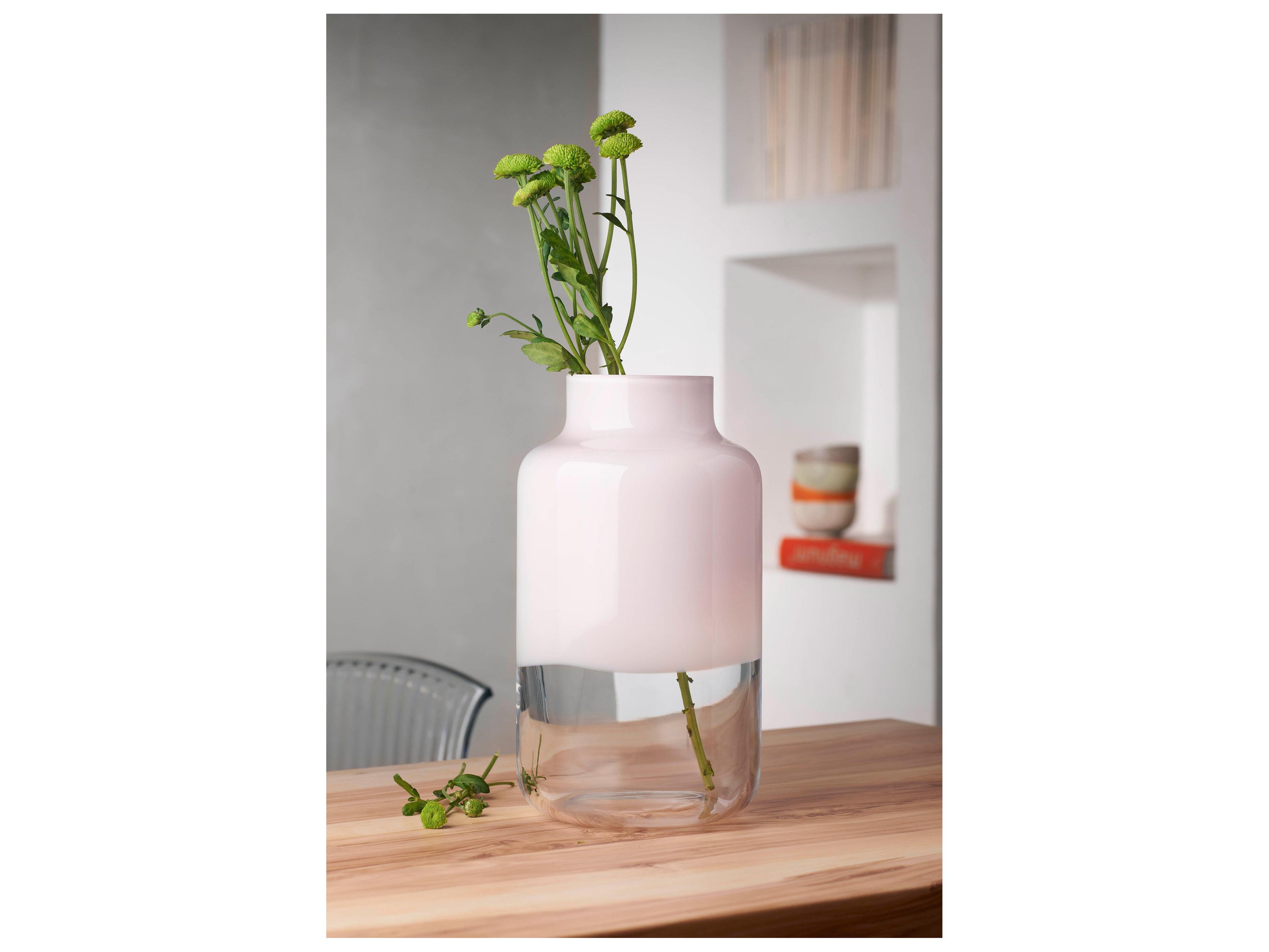 NUDE Magnolia Opal Pink Clear Vase