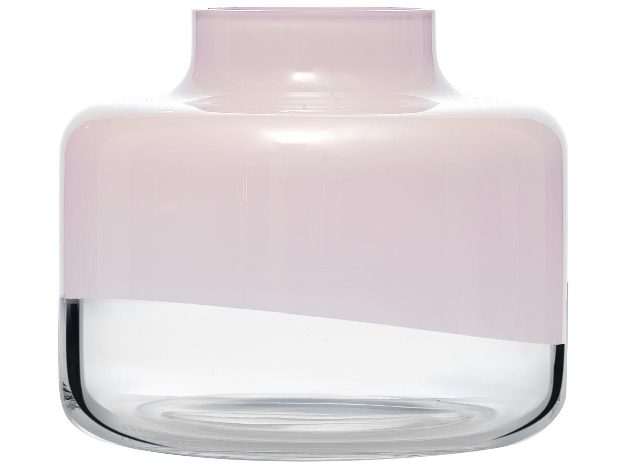 NUDE Magnolia Opal Pink Clear Vase