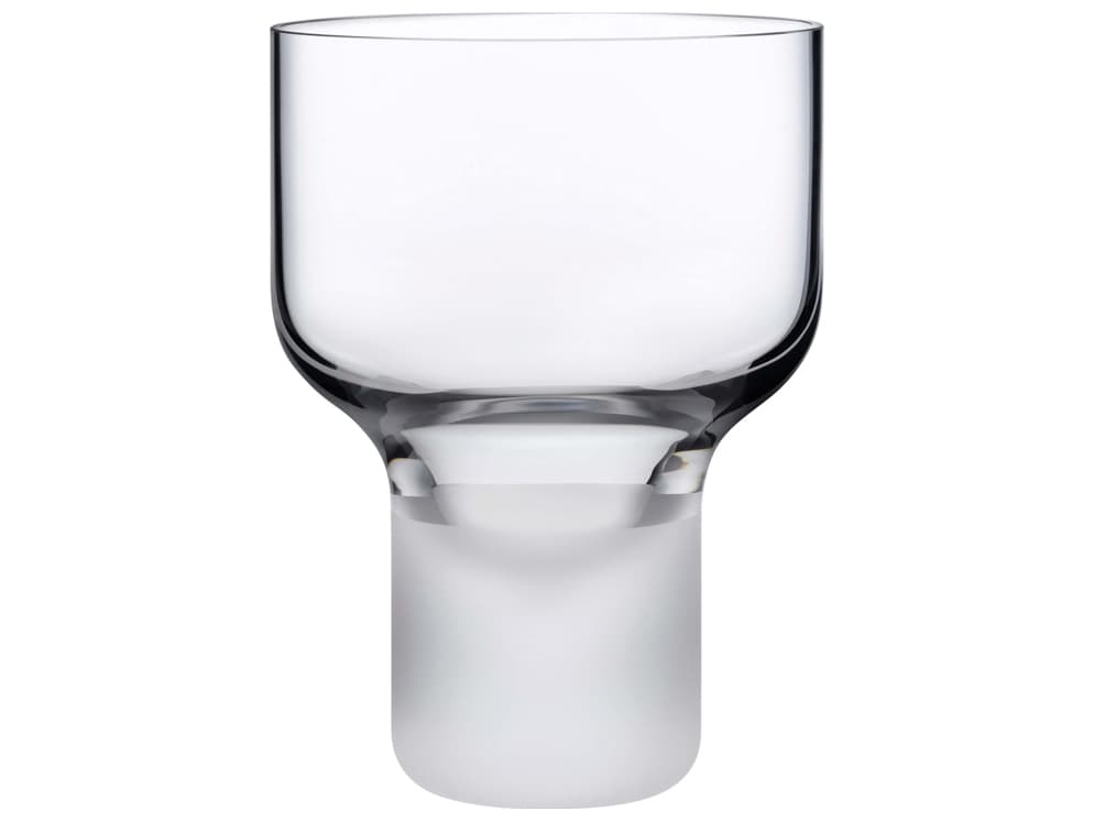 NUDE Contour Sandblasted Wine Glass Set of 2