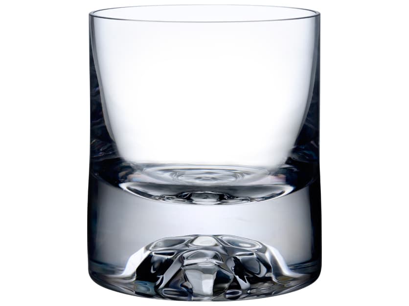 NUDE Shade Clear Whiskey Glass Set of 2