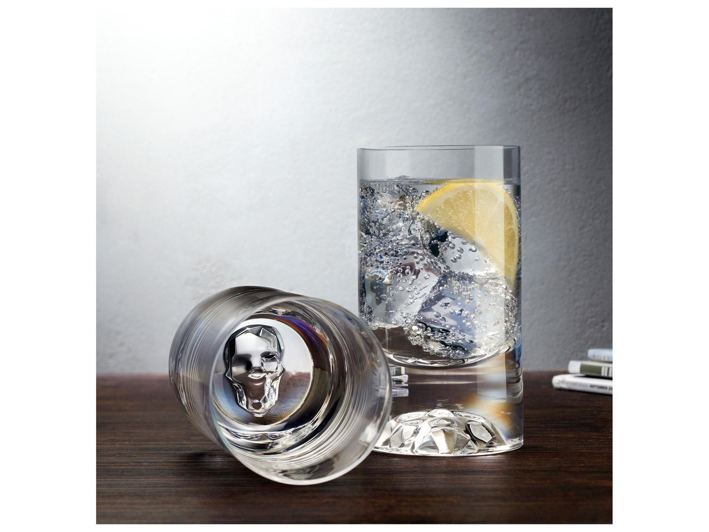 NUDE Shade Clear Low Ball Glass Set of 4