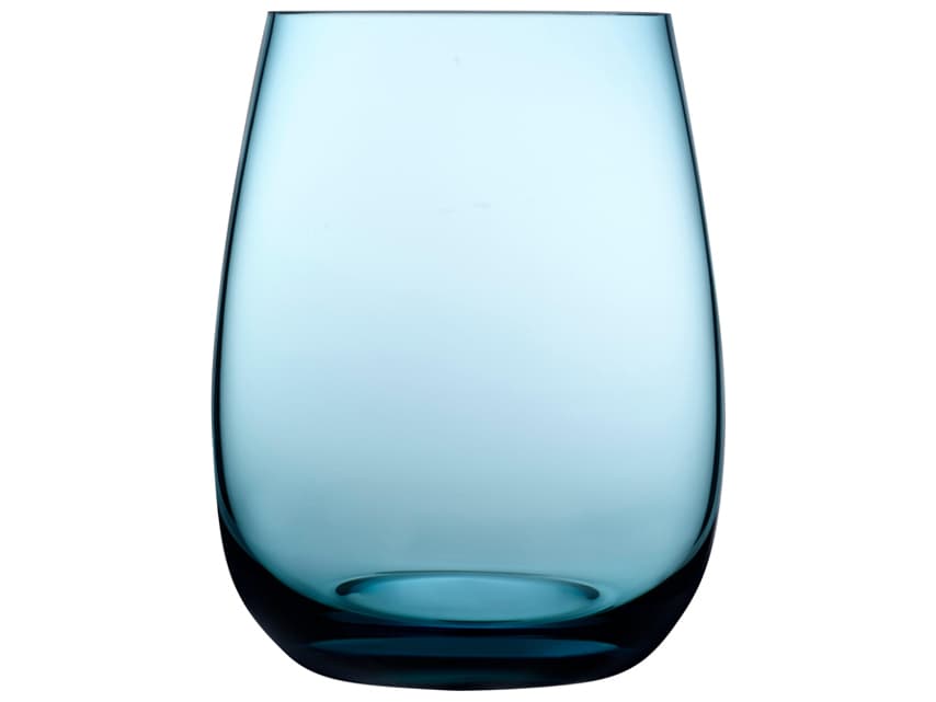 NUDE Colored U Petroleum Green Glass Set of 4