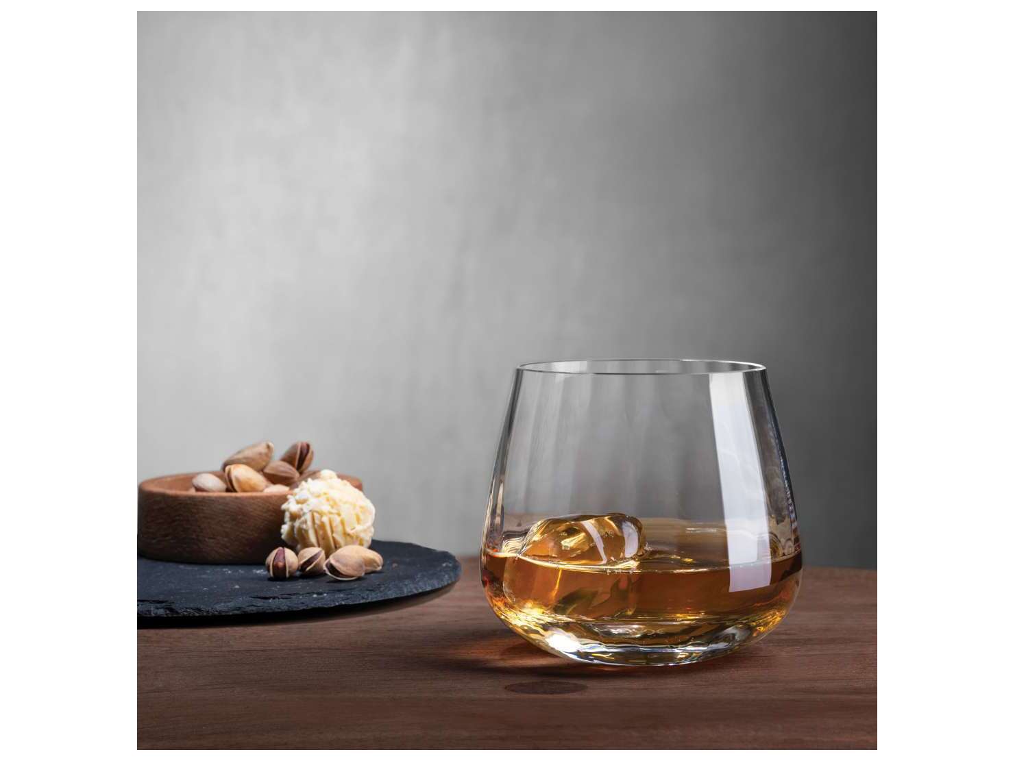 NUDE Round Up Clear Whisky Glass Set of 2