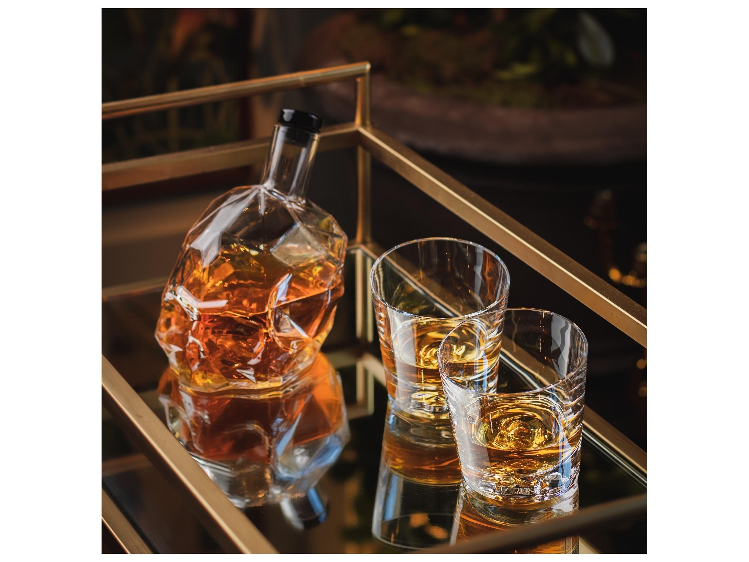 NUDE Memento Mori Clear Whisky Glass Set of 2