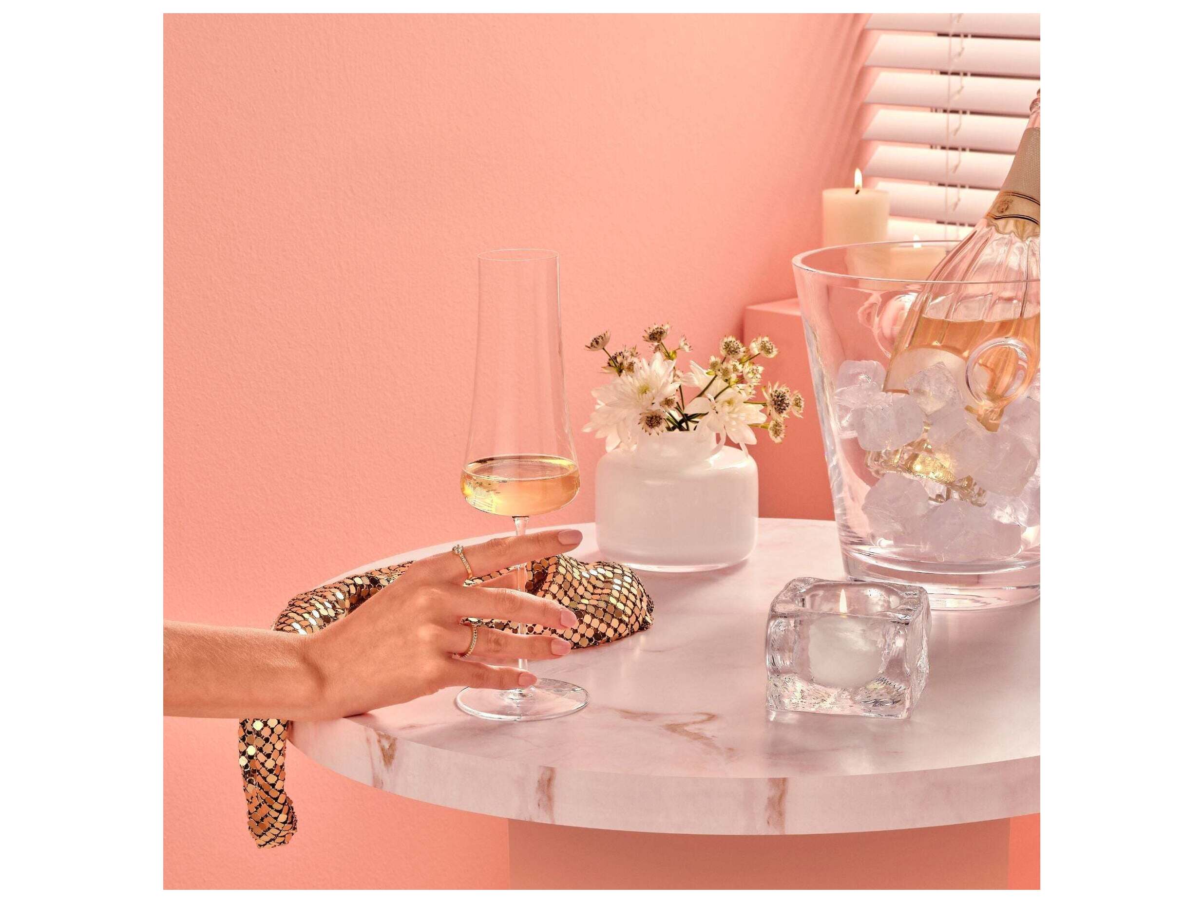 NUDE Ice Cube Clear Ice Cream Cup