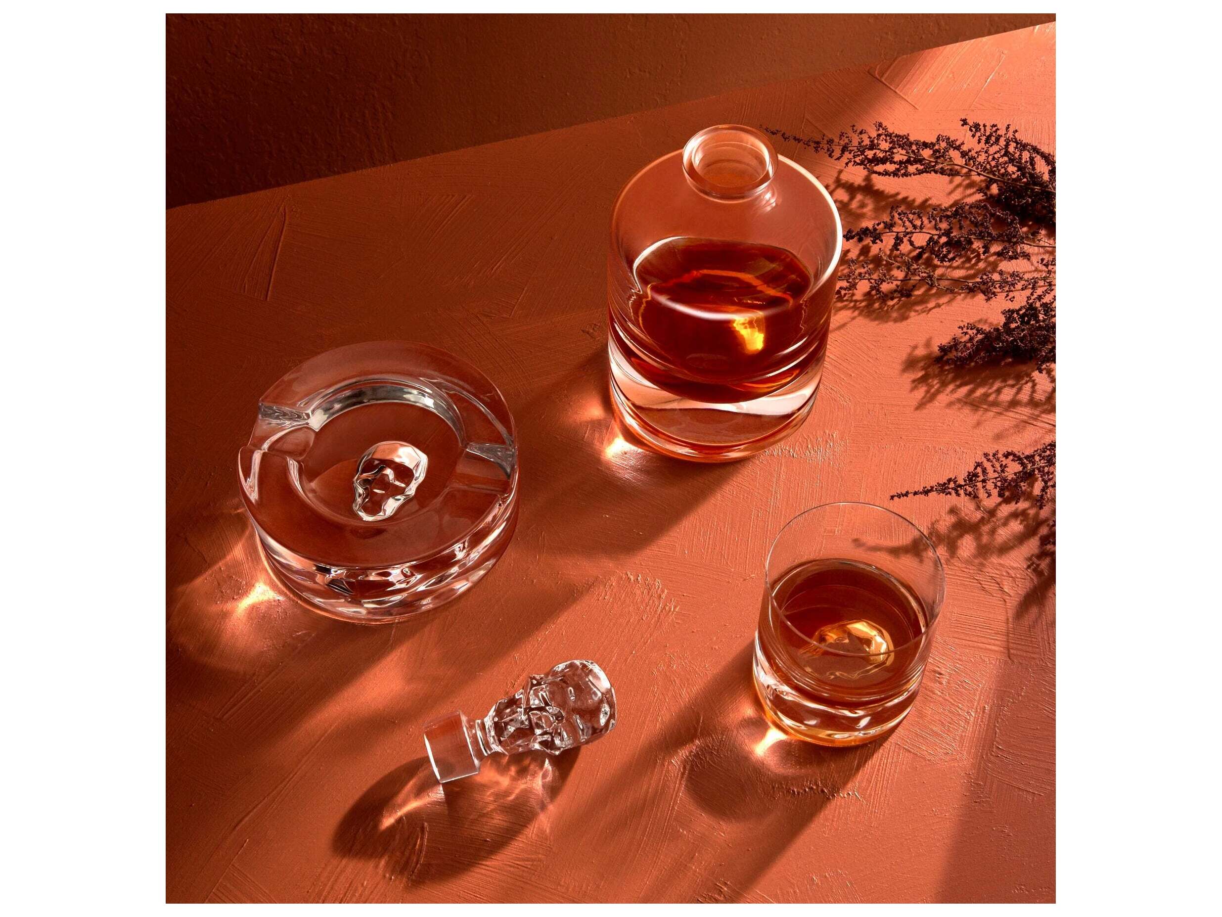 NUDE Shade Clear Cigar Ashtray