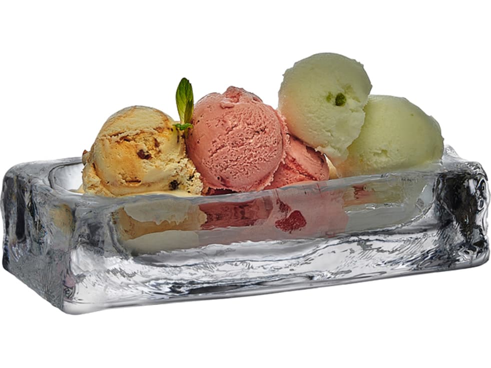 NUDE Ice Cube Clear Ice Cream Cup