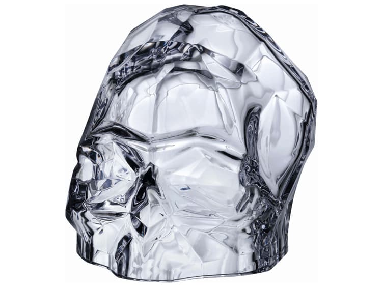 NUDE Memento Mori Clear Faceted Skull