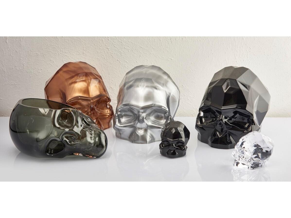NUDE Memento Mori Clear Faceted Skull