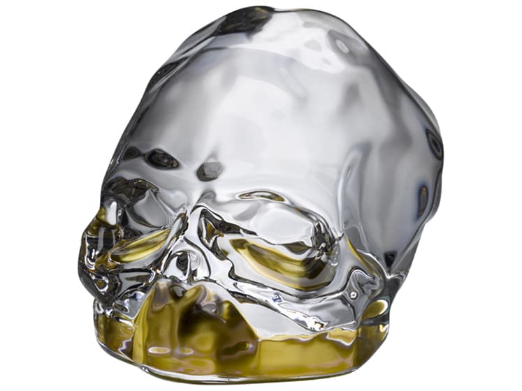 NUDE Memento Mori Bottom Gold Coating Faceted Skull