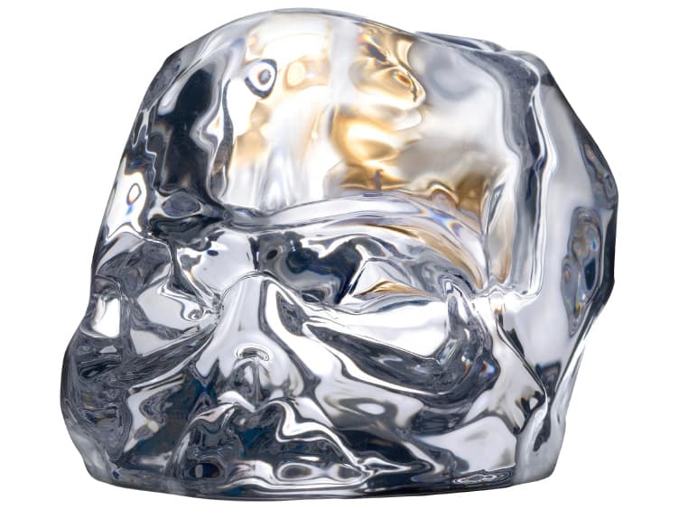 NUDE Memento Mori Clear Tealight Holder