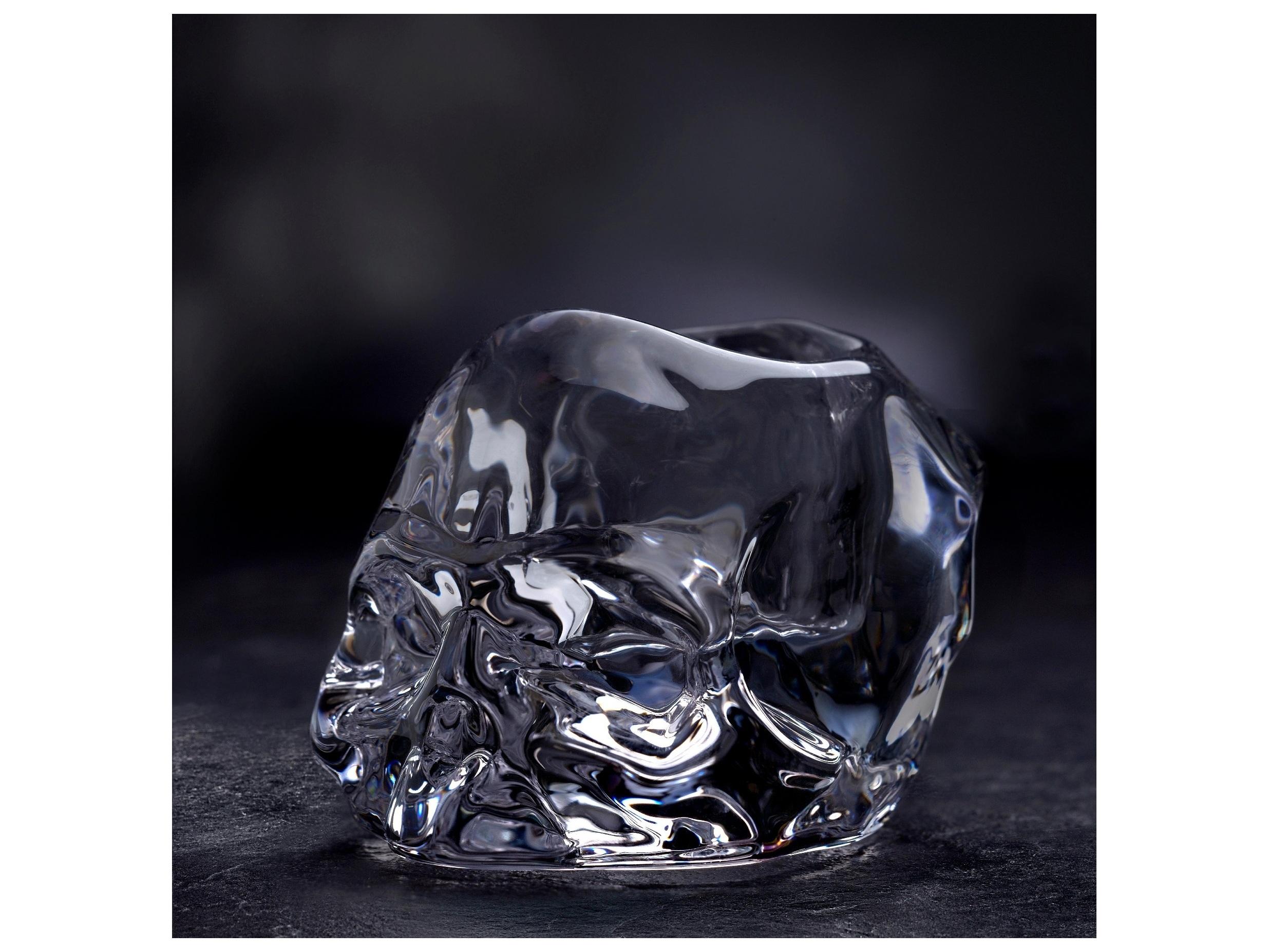 NUDE Memento Mori Clear Tealight Holder