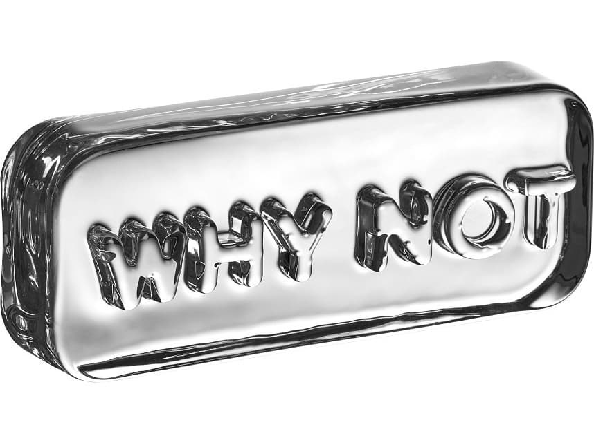 NUDE Paroles Paroles Clear Why Not Paperweight