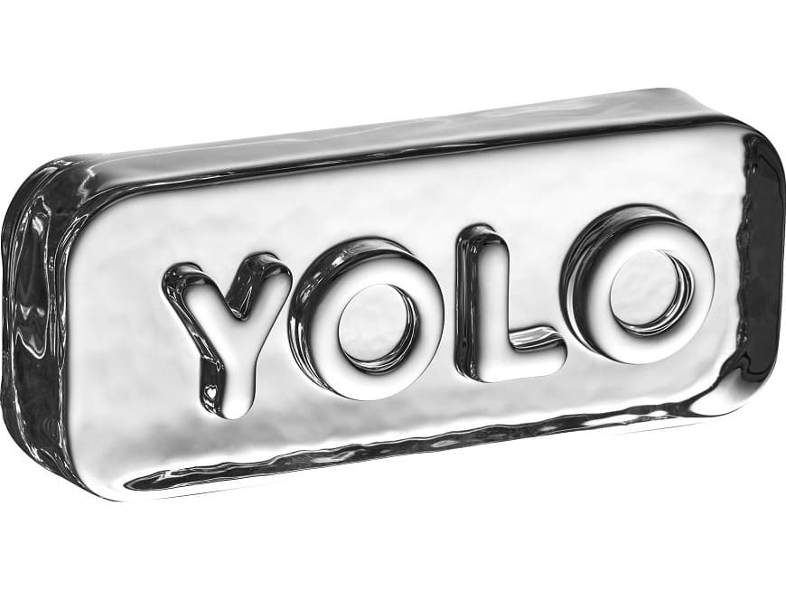 NUDE Paroles Paroles Clear Yolo Paperweight