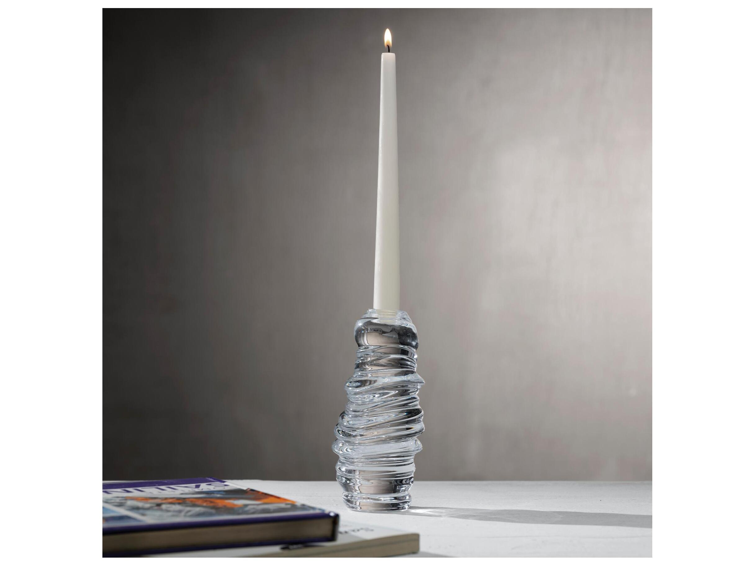 NUDE Eos Clear Long Candle Holder