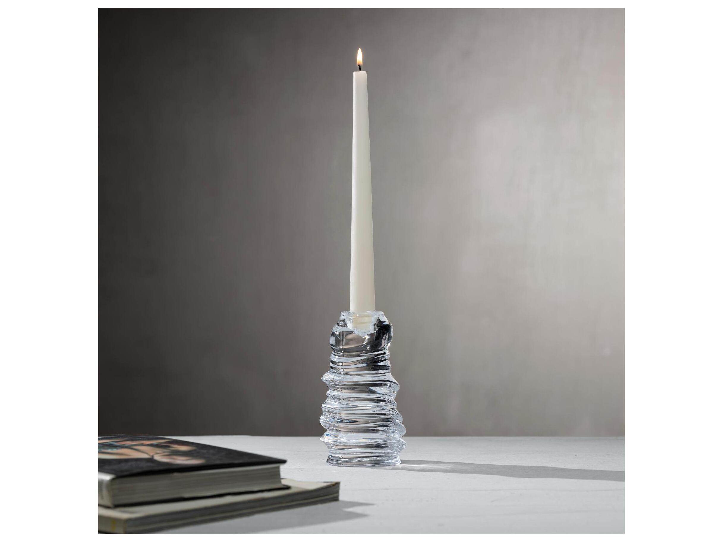 NUDE Eos Clear Short Candle Holder