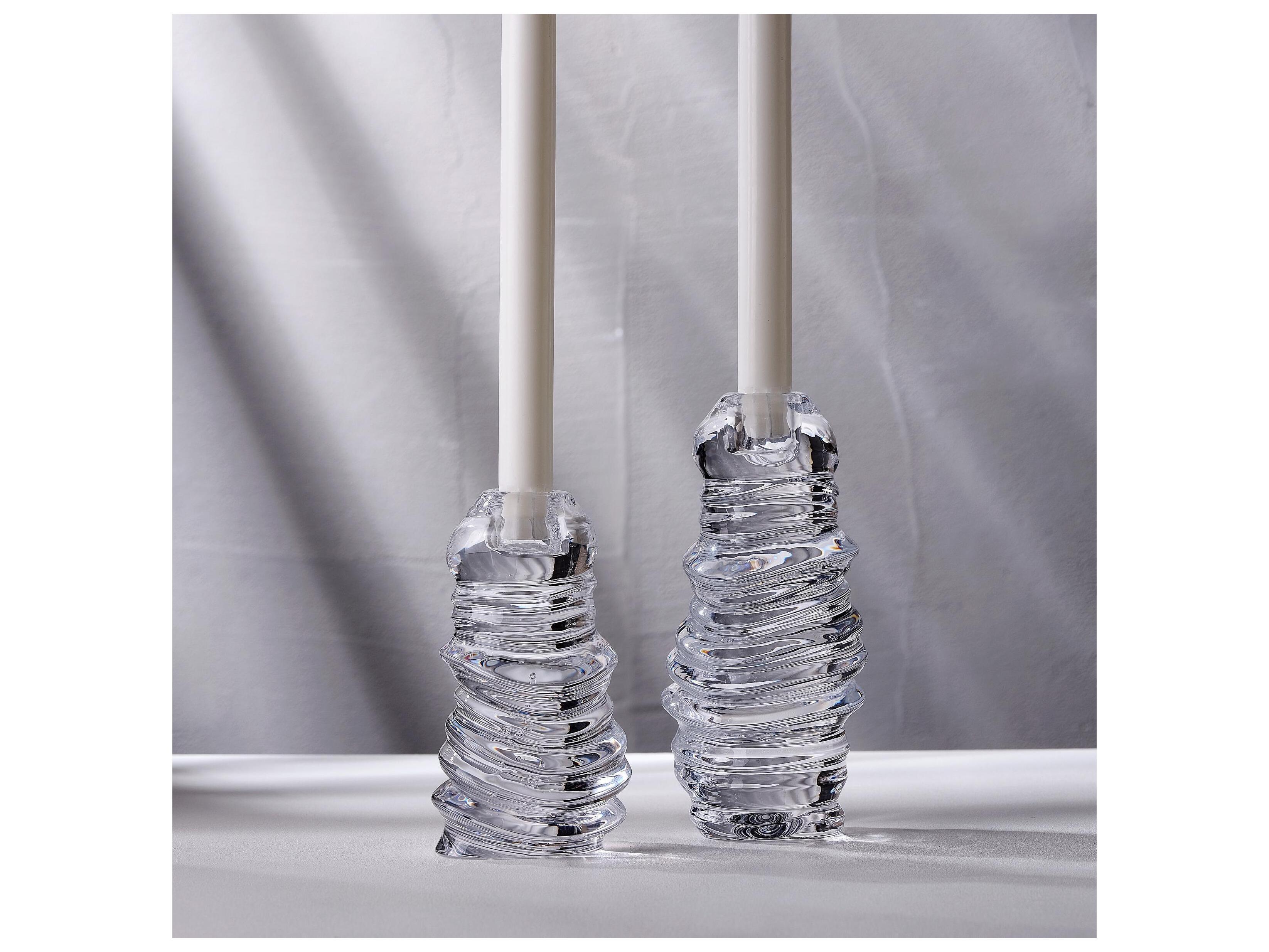 NUDE Eos Clear Short Candle Holder