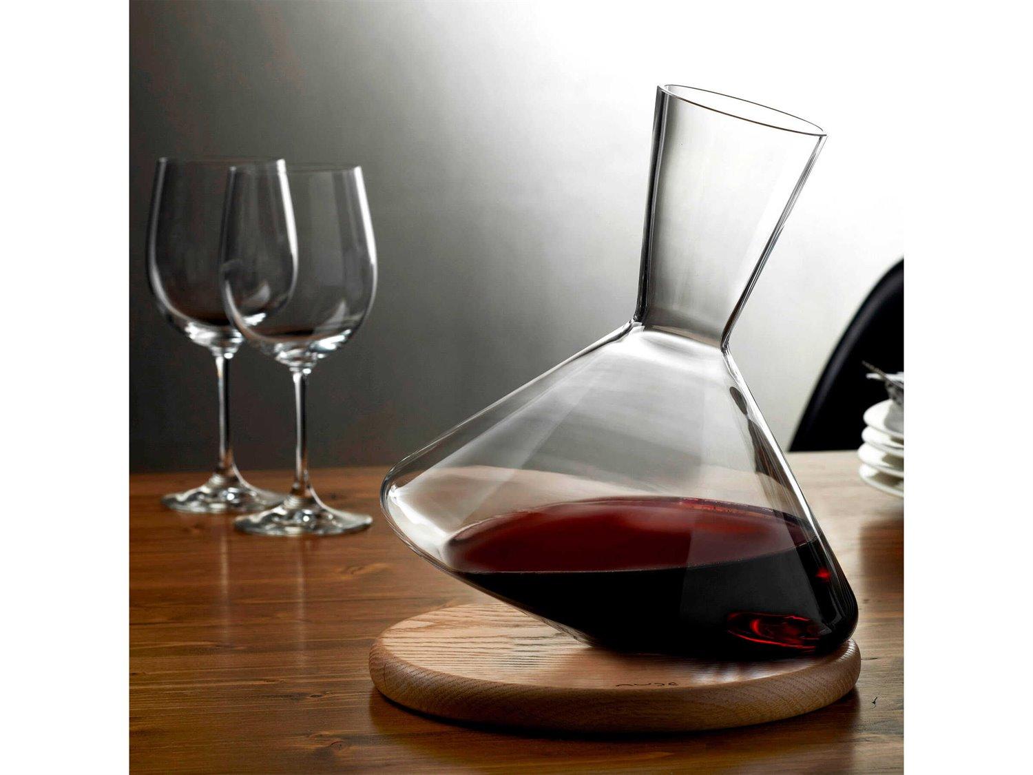 NUDE Balance Clear Wine Decanter