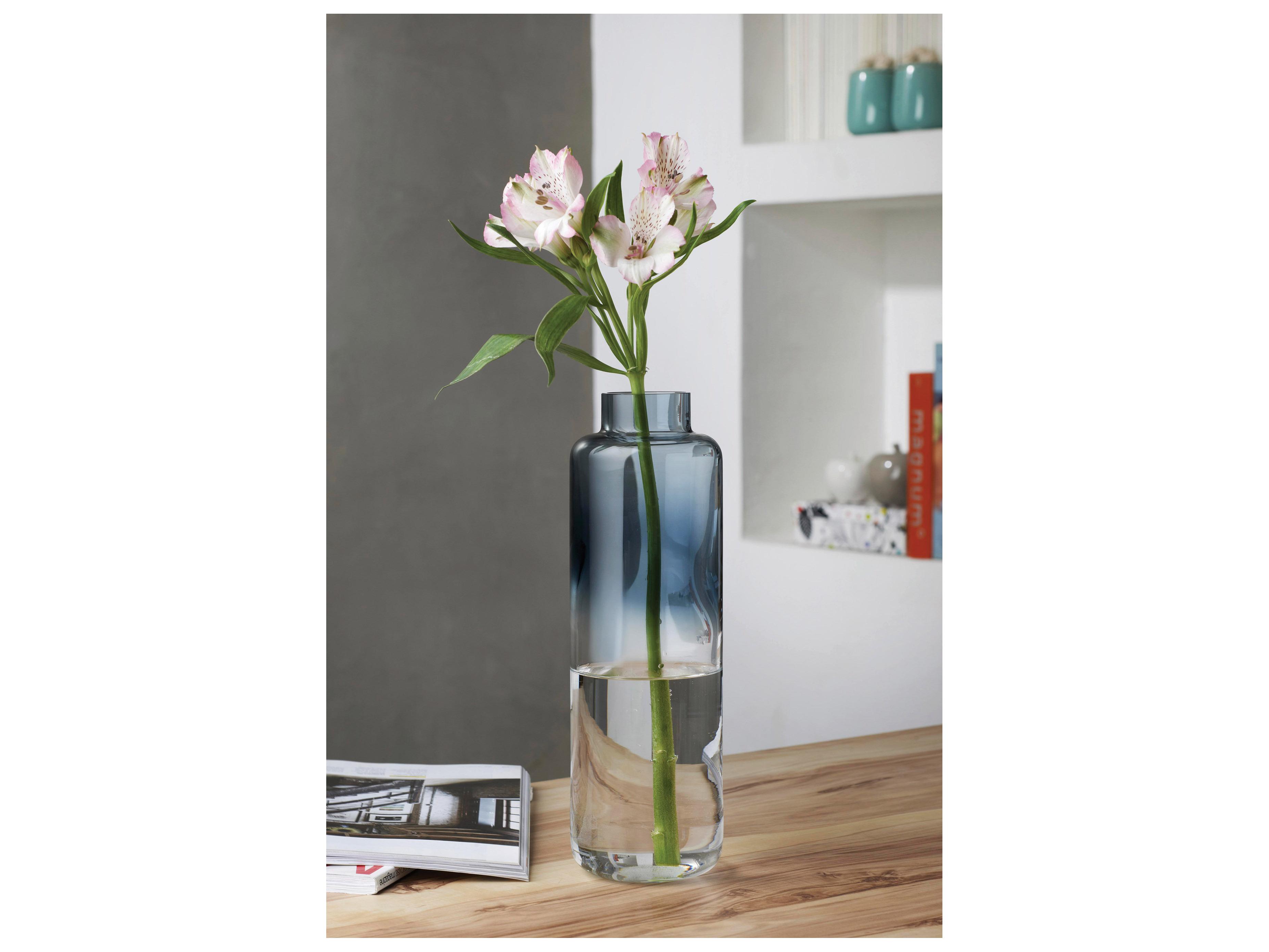 NUDE Magnolia Blue Clear Vase