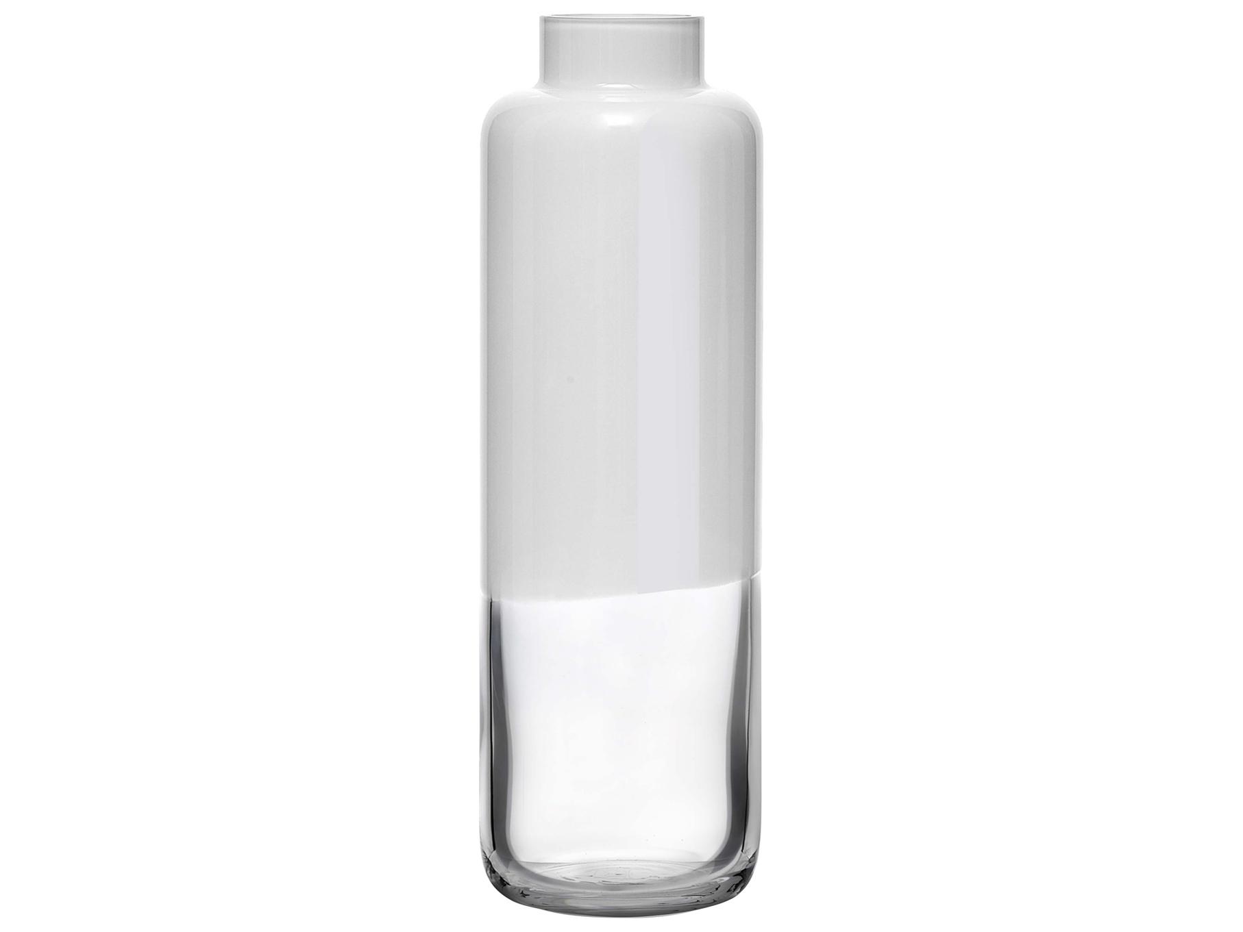 NUDE Magnolia Opal White Clear Vase