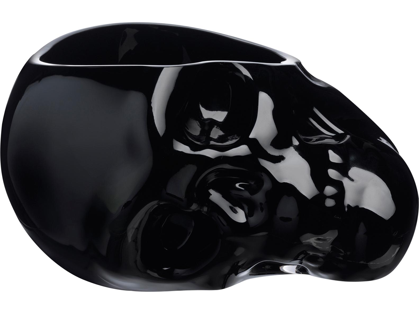 NUDE Memento Mori Black Skull Bowl