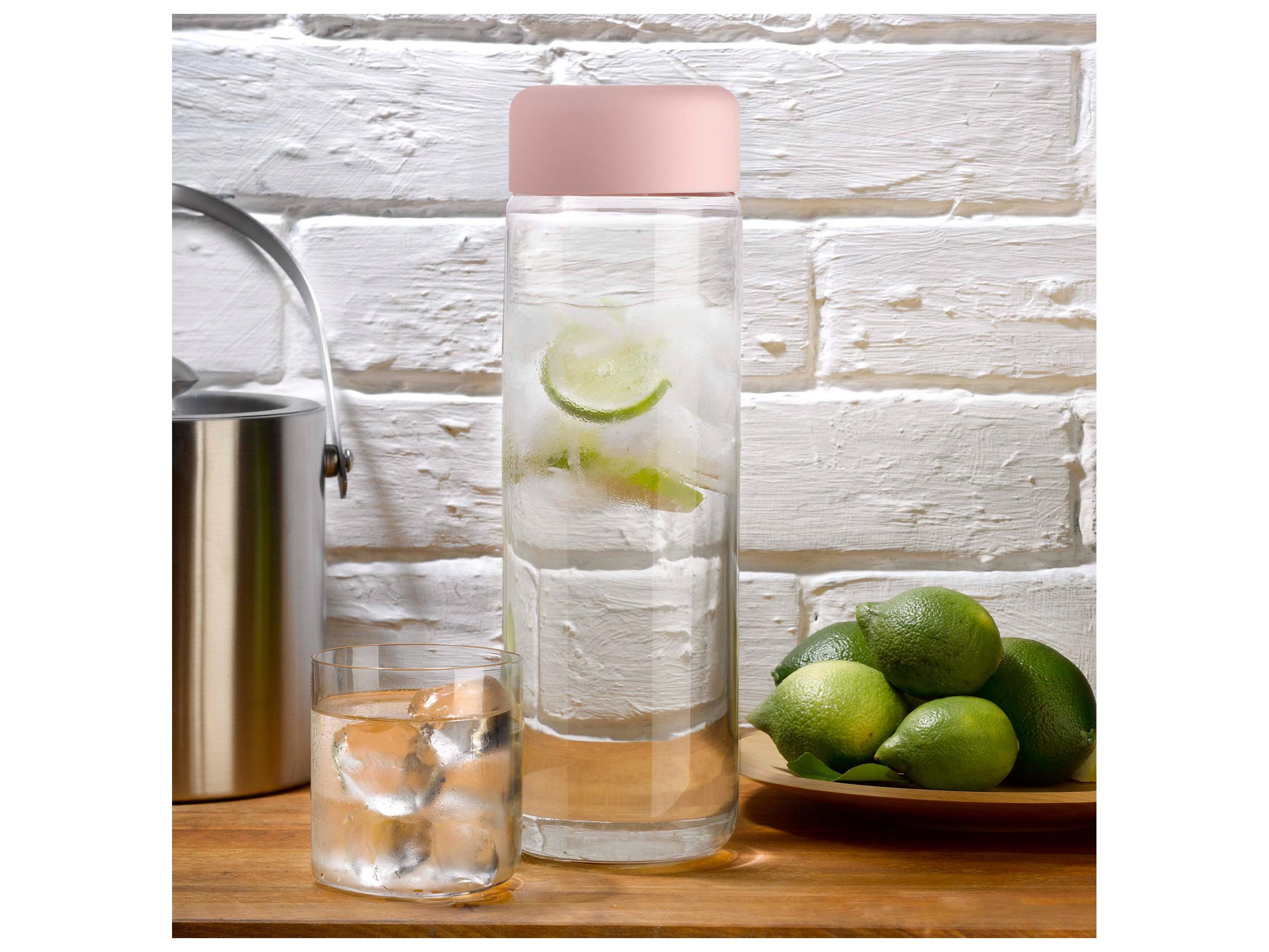 NUDE Finesse Clear Pink Rock and Pop Bottle