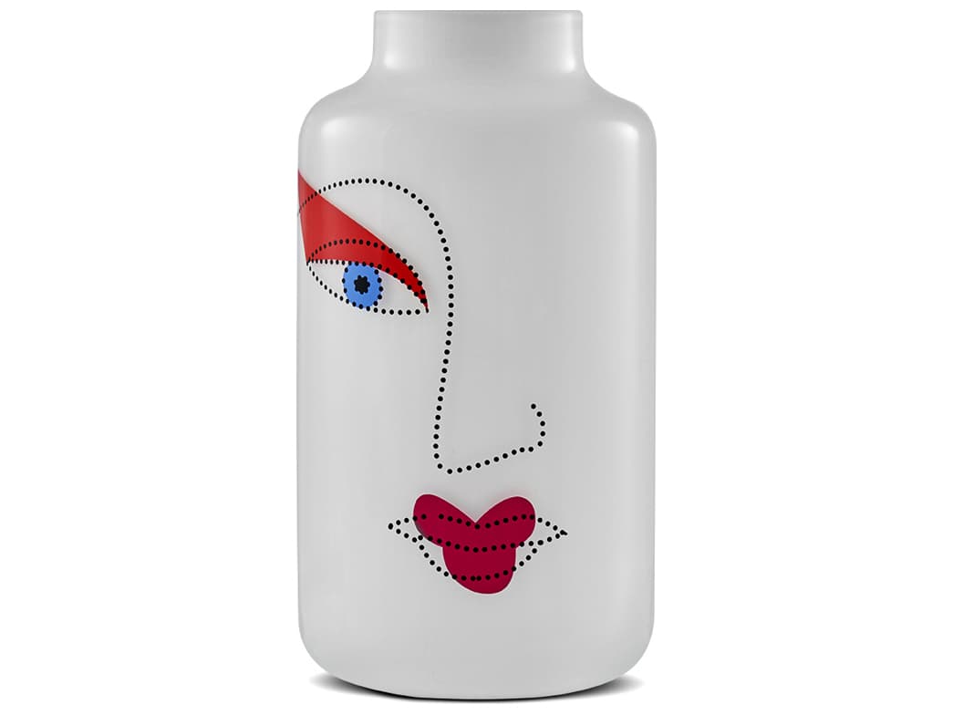 NUDE Rock And Pop Mini Magnolia Small Opal White Vase