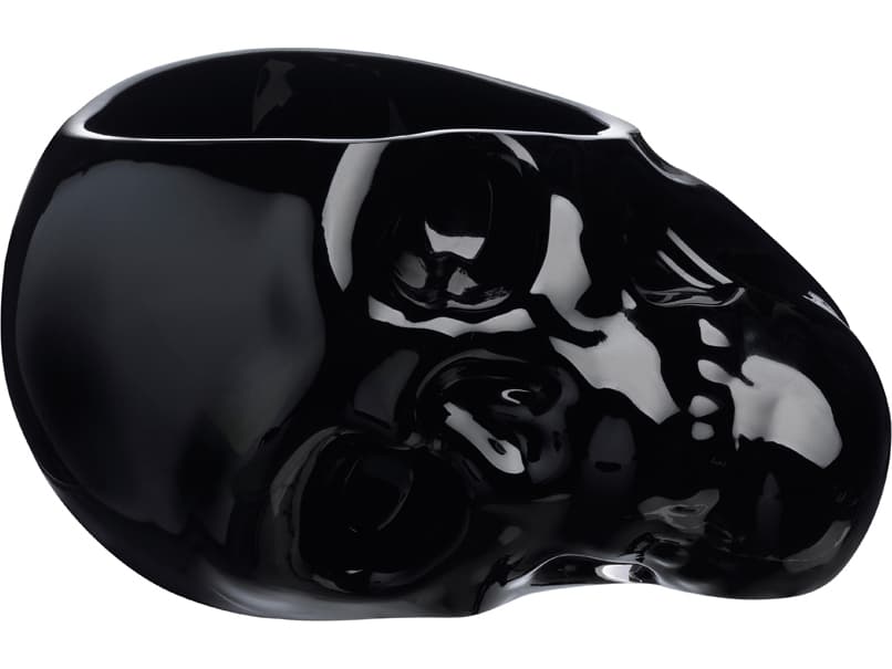 NUDE Memento Mori Black Skull Bowl