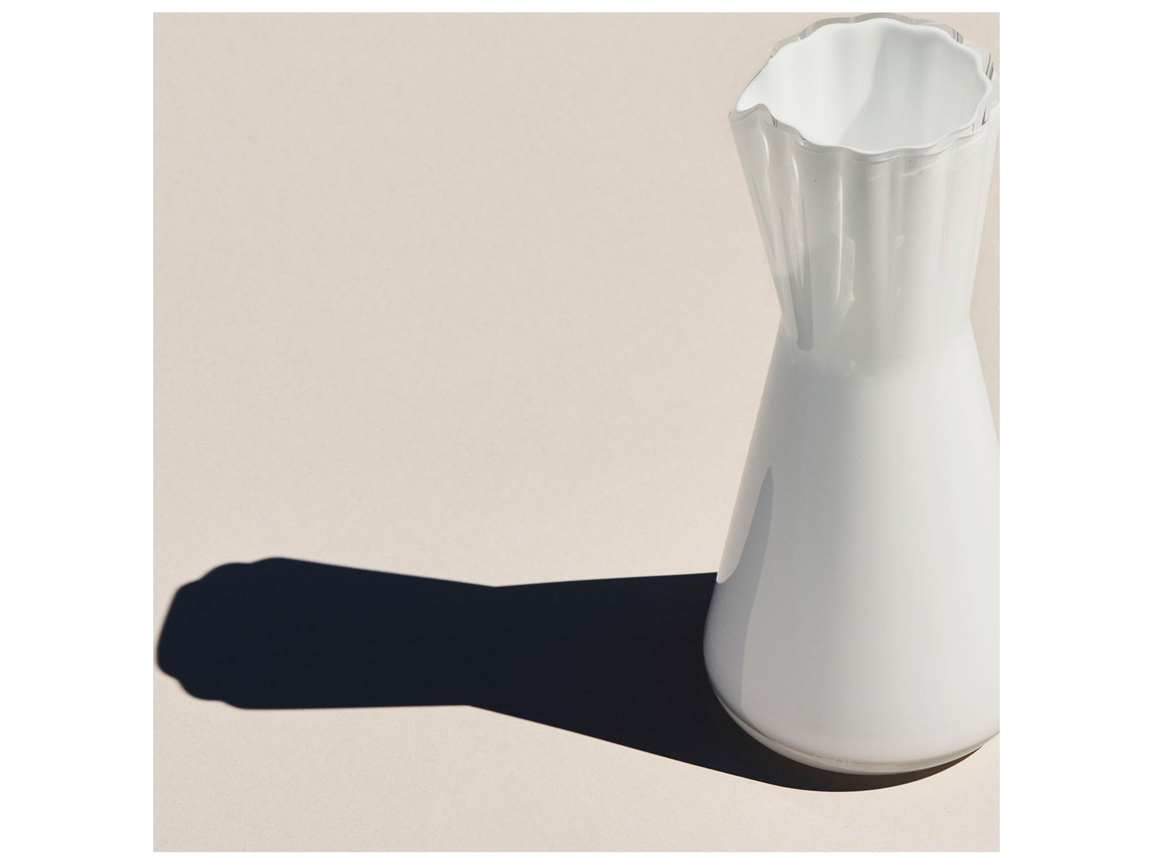 NUDE Lady Opal White Decanter