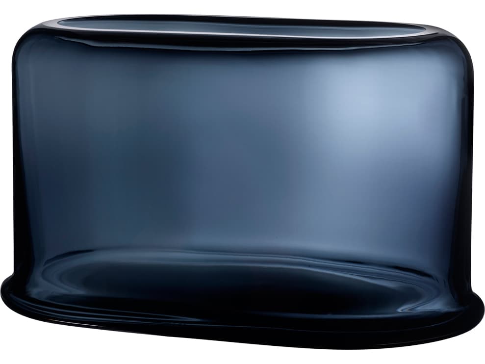 NUDE Layers Steel Blue Vase