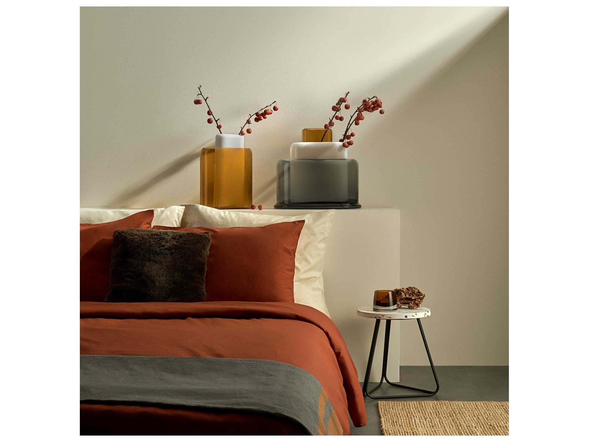 NUDE Layers Steel Blue Vase