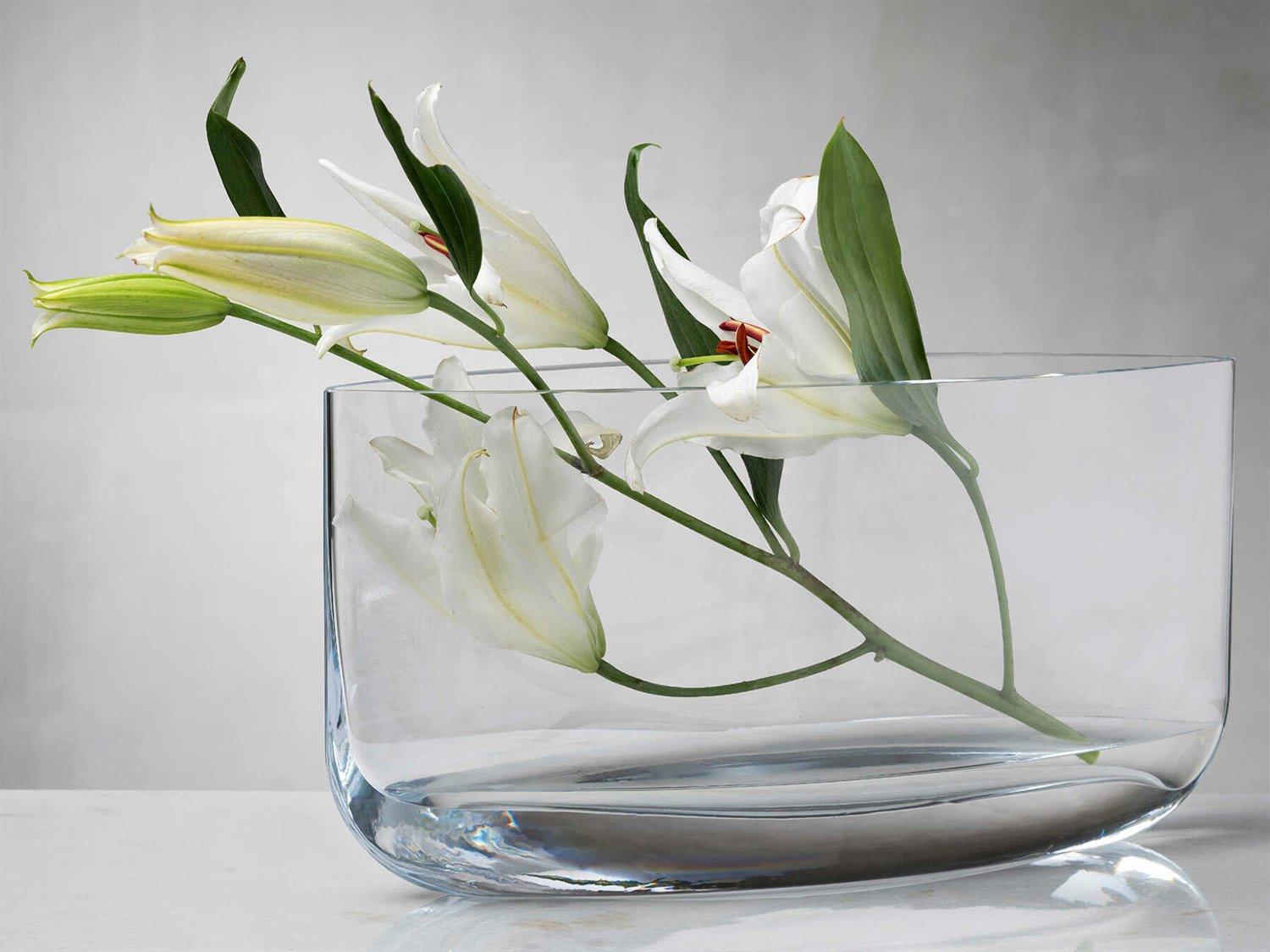 NUDE Blade Clear Wide Vase