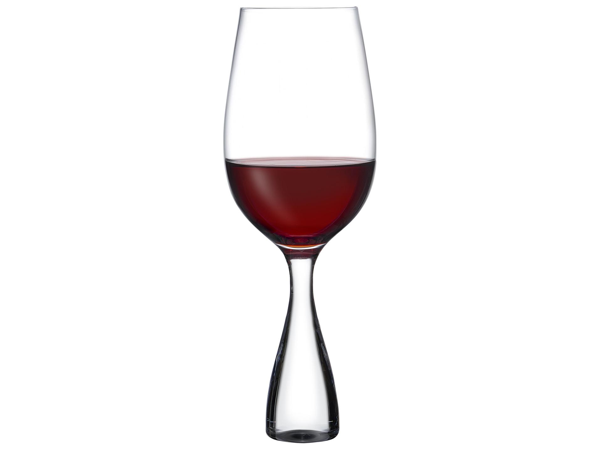 NUDE Wine Party Clear Red Wine Glass Set of 2