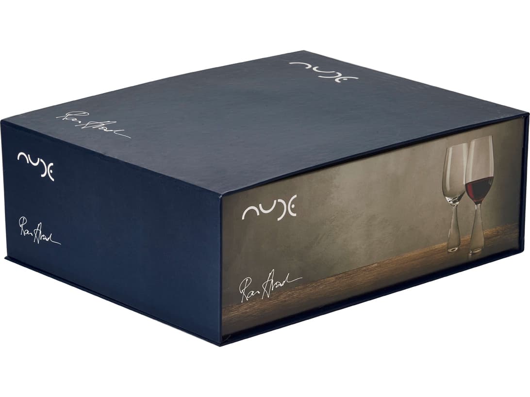 NUDE Wine Party Clear Red Wine Glass Set of 2