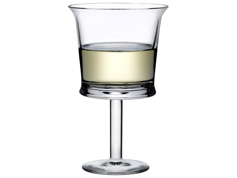 NUDE Jour Clear White Wine Glass Set of 2