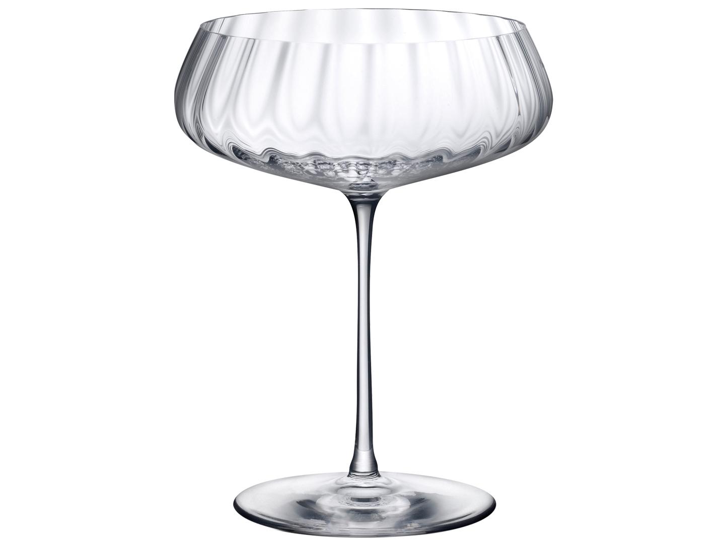 NUDE Round Up Clear Champagne Coupe Set of 2