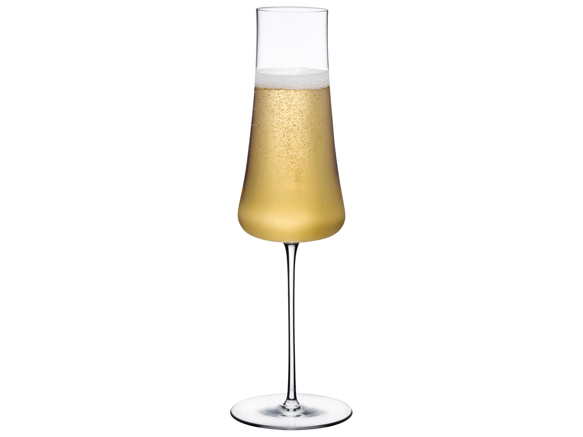 NUDE Stem Zero Clear Champagne Glass