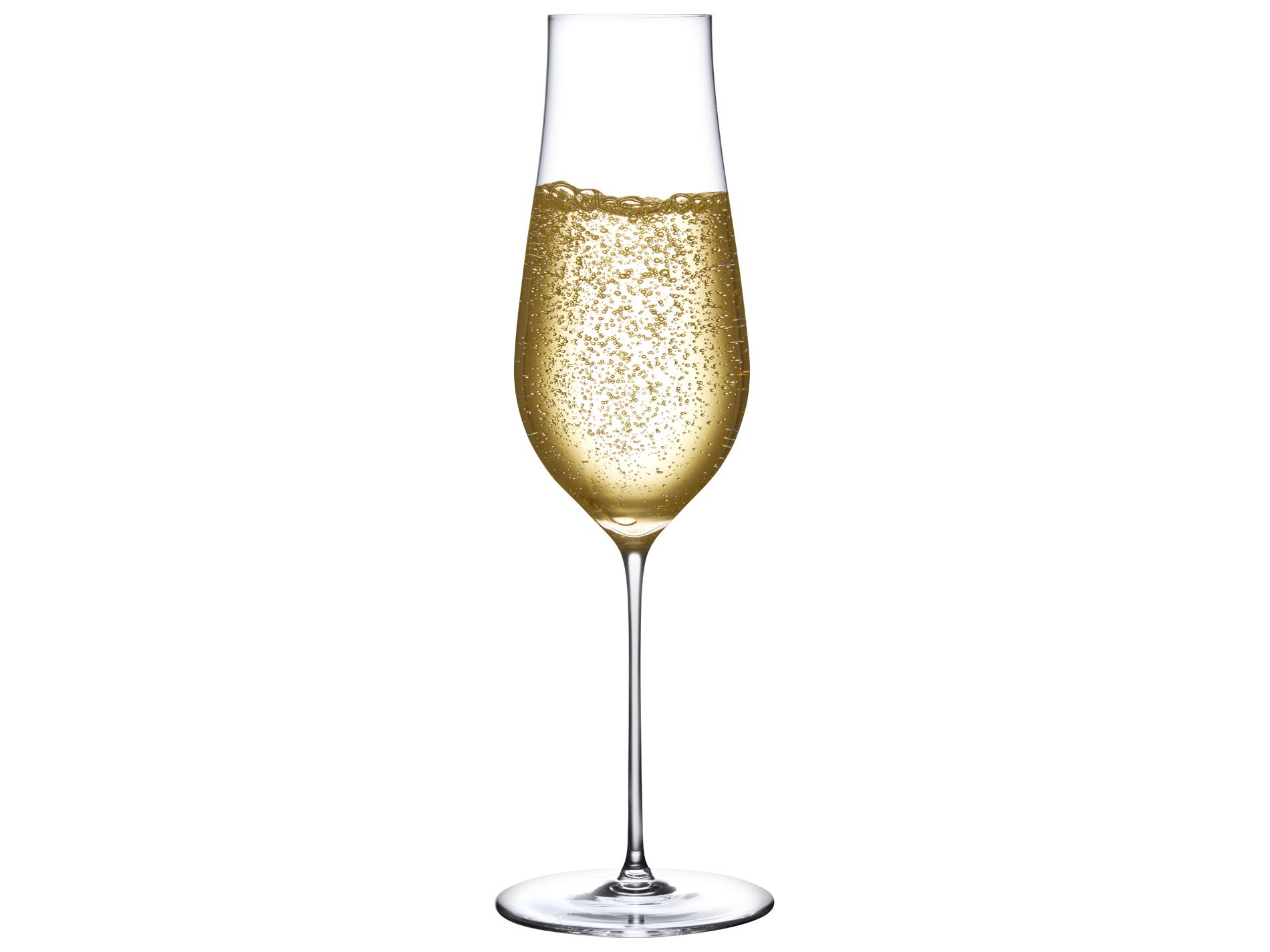 NUDE Ghost Zero Clear Tulip Champagne Glass