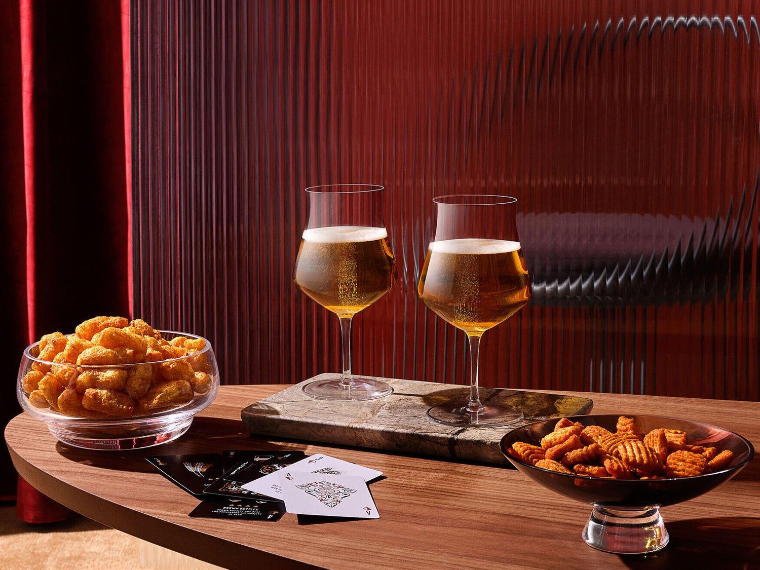 NUDE Islands Clear Beer Glass Set of 2