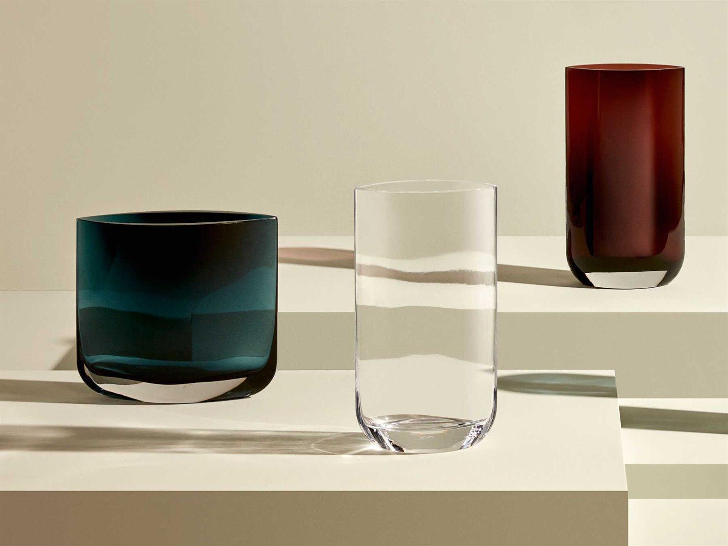 NUDE Blade Petroleum Green Short Vase