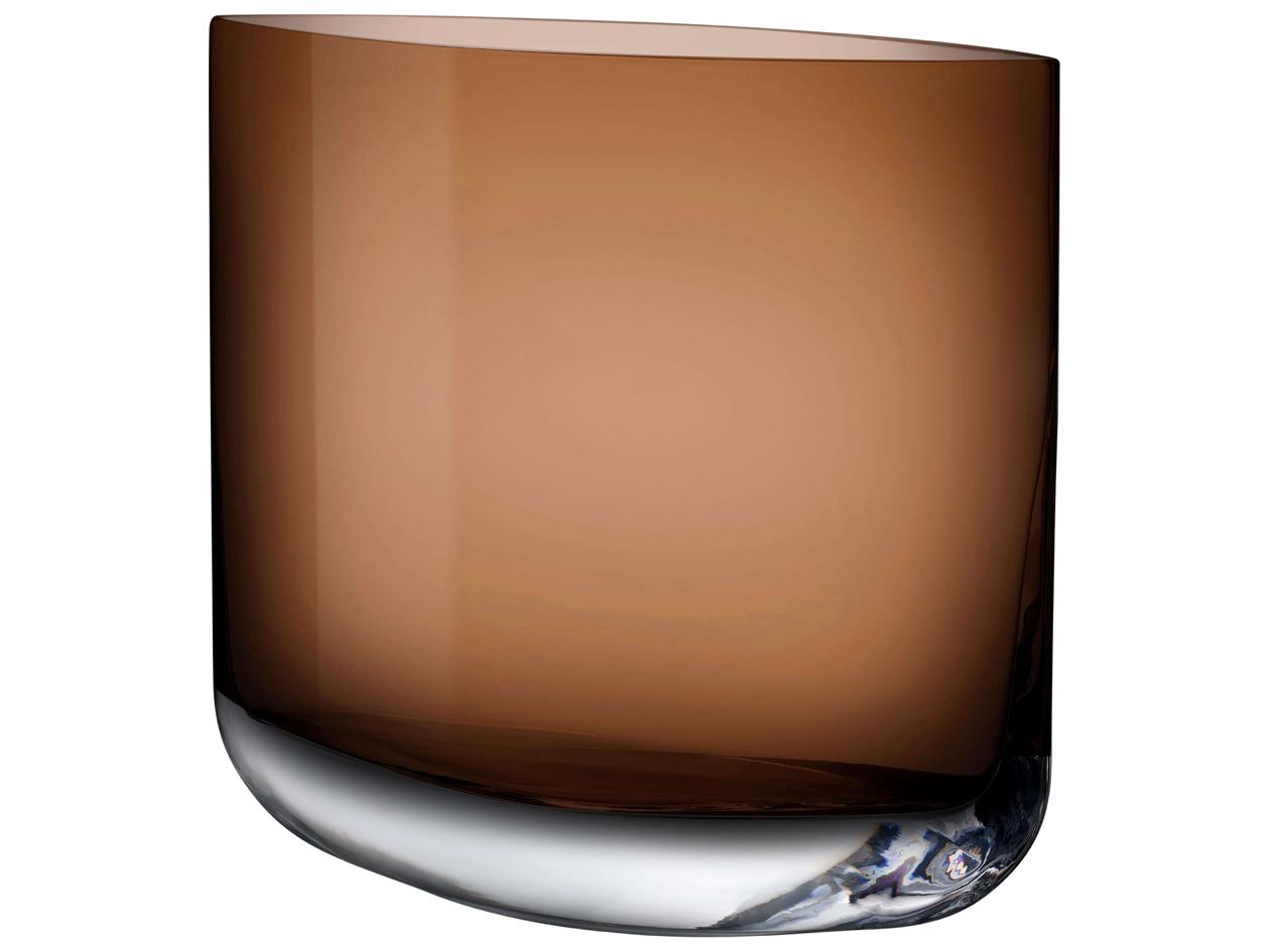 NUDE Blade Caramel Short Vase
