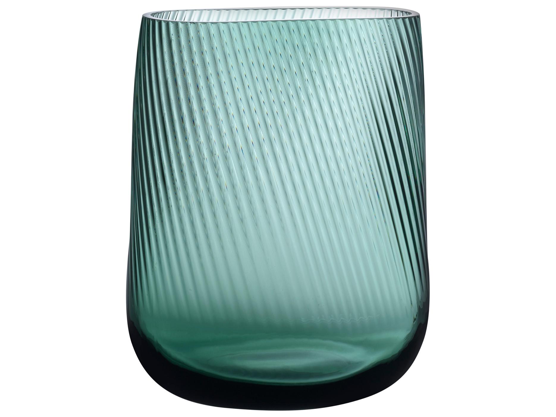 NUDE Opti Smoked Green Vase