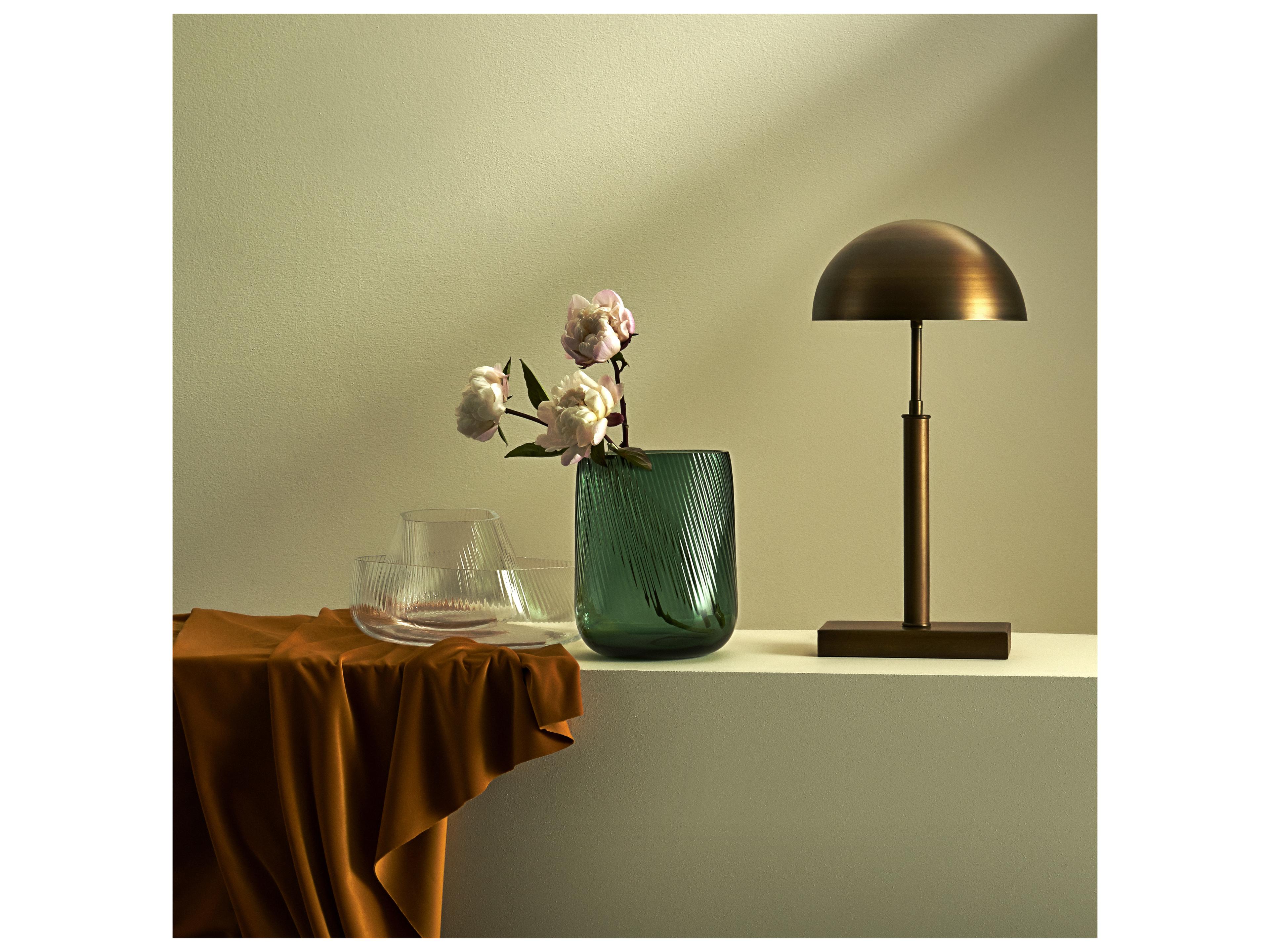 NUDE Opti Smoked Green Vase