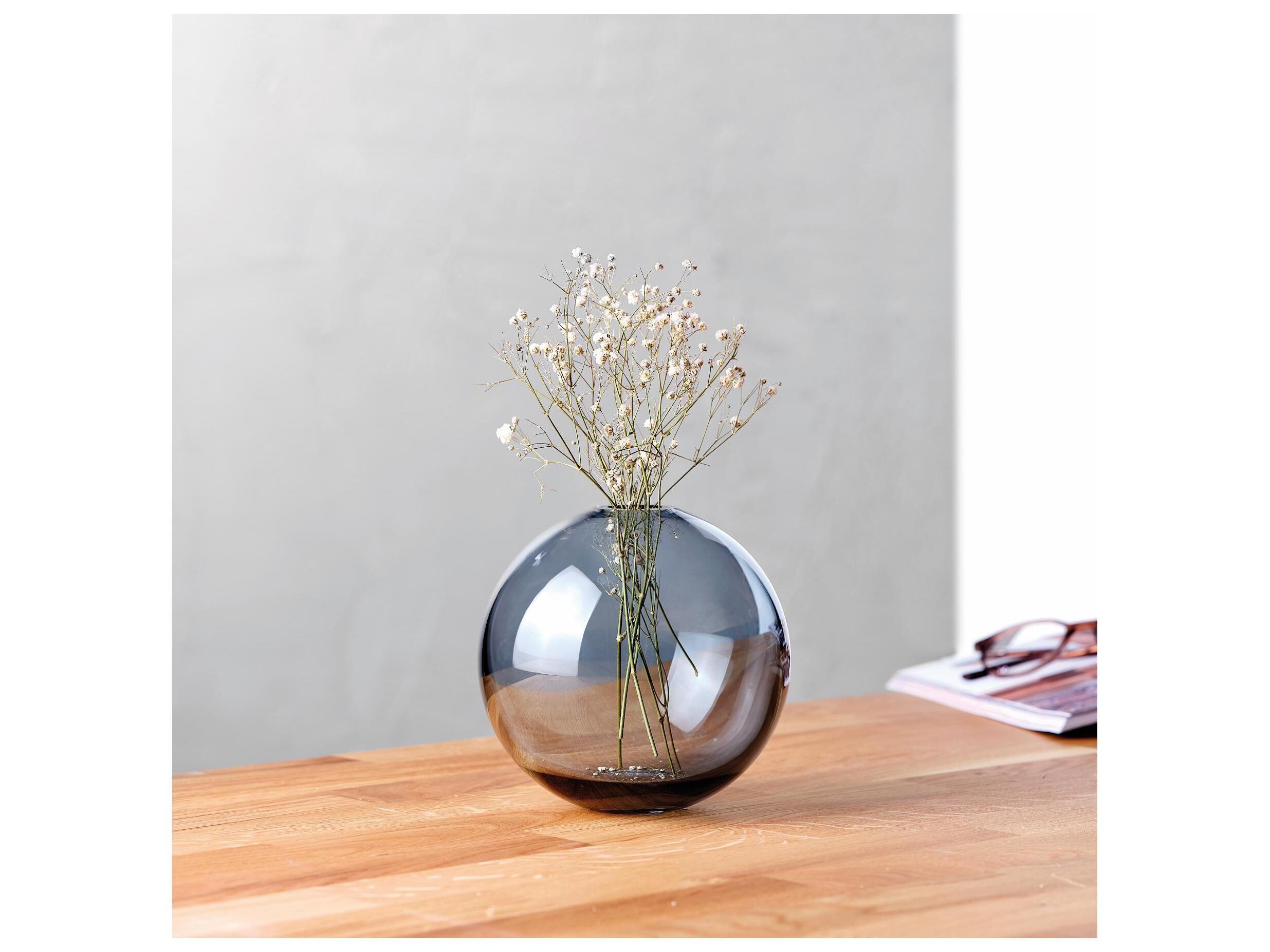 NUDE Mars Steel Blue Medium Vase