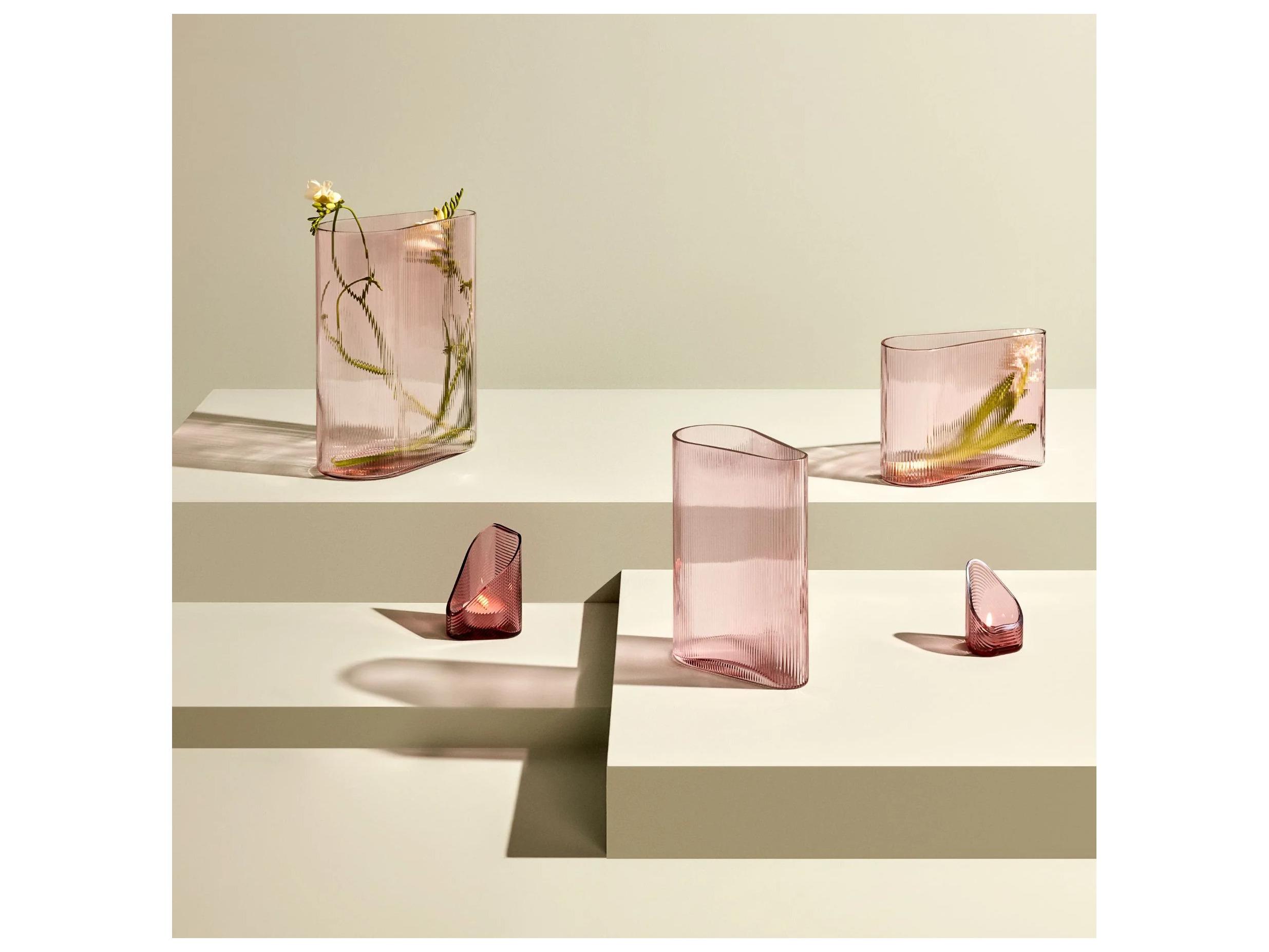 NUDE Mist Dusty Rose Tealight Holder