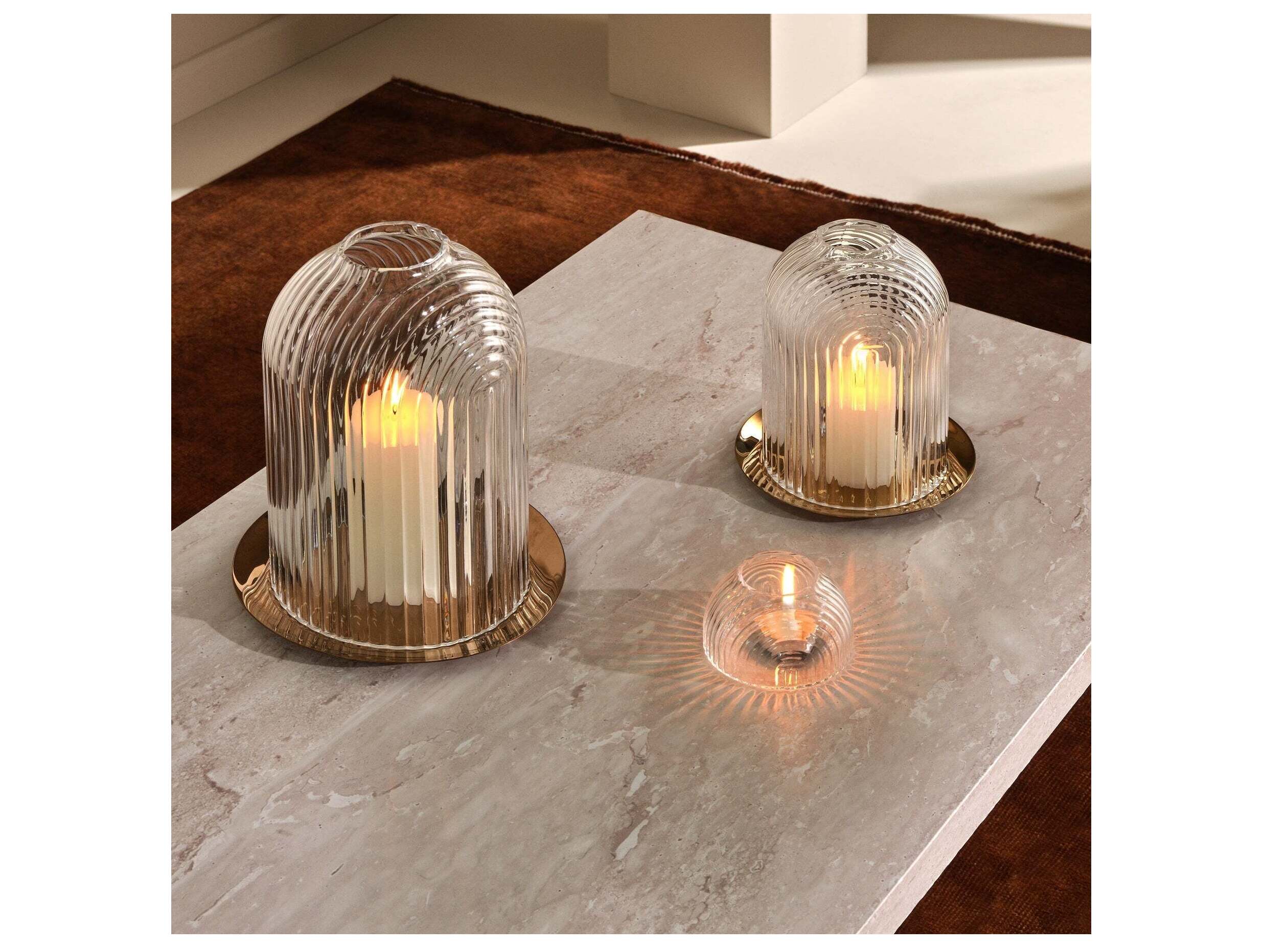 NUDE Ilo Clear Candle Holder
