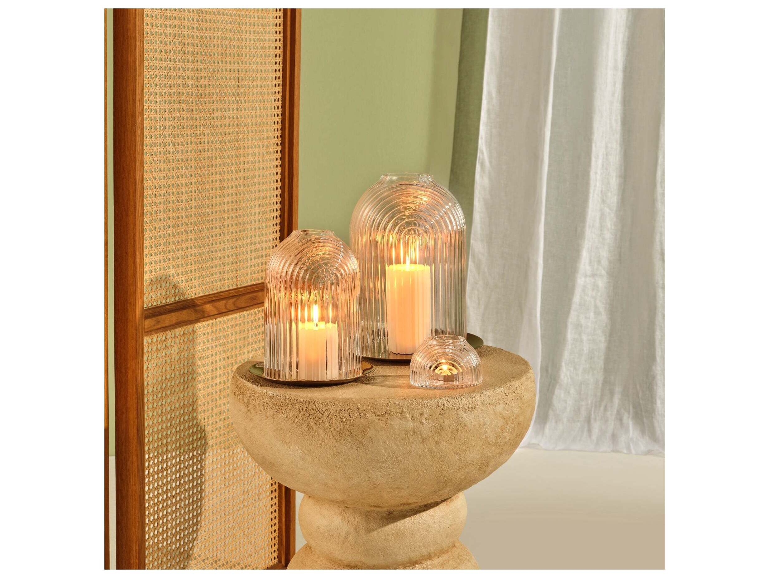 NUDE Ilo Clear Tealight Holder